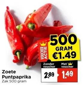 Zoete Puntpaprika