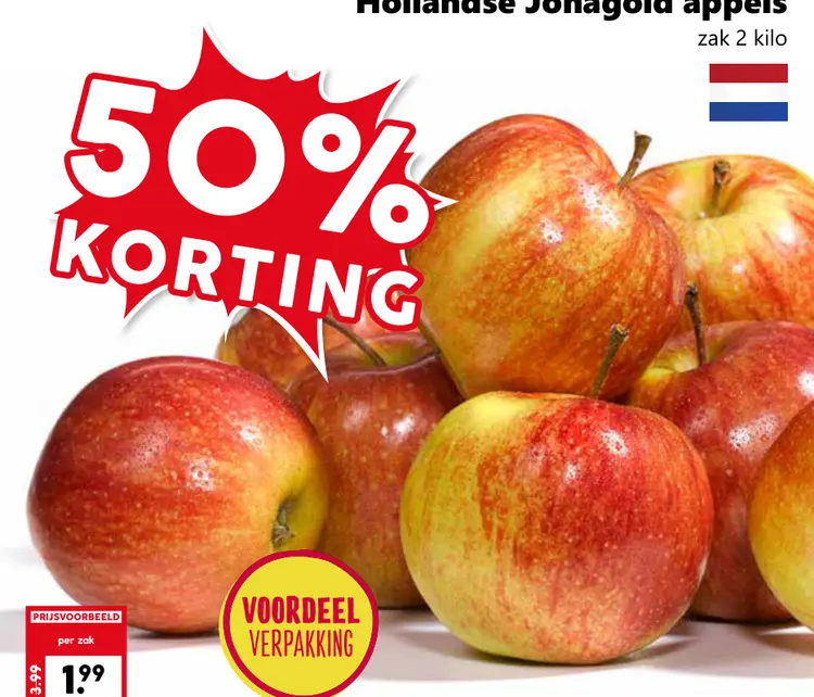 Aanbieding: Hollandse Jonagold appels