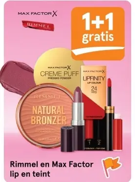 Aanbieding: Rimmel en Max Factor lip en teint