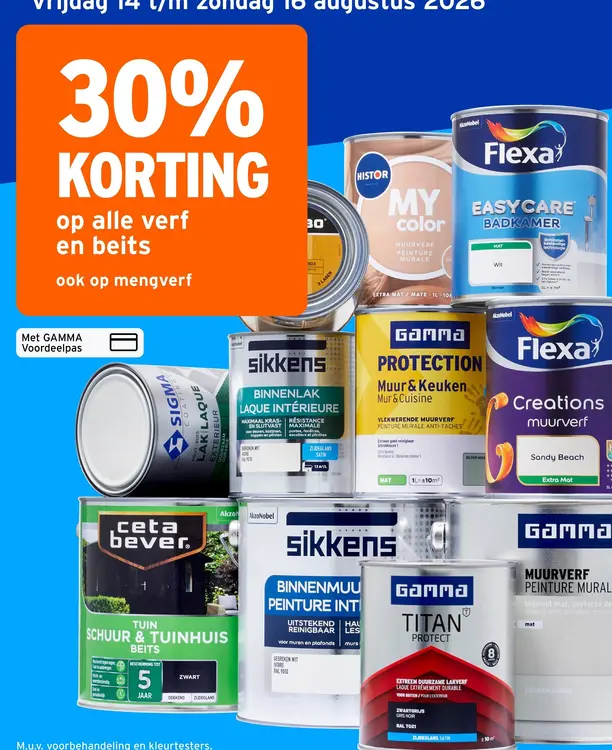 Aanbieding: Verf en beits