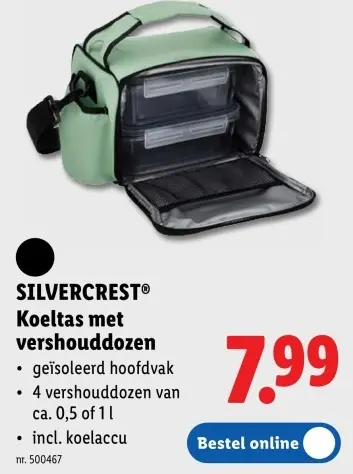 Promotie: Koeltas met vershouddozen