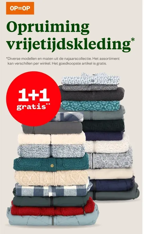 Aanbieding: Vrijetijdskleding