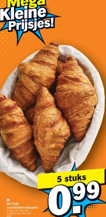 Promotie: AH Petit roombotercroissants
