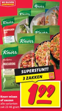 Aanbieding: Knorr mixen of sauzen
