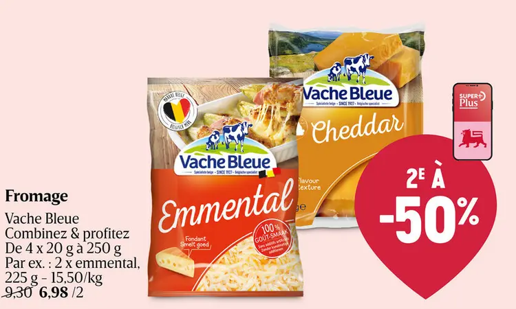 Offre: Fromage Emmental Cheddar