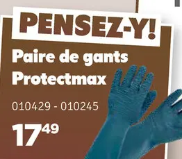 Offre: Paire de gants