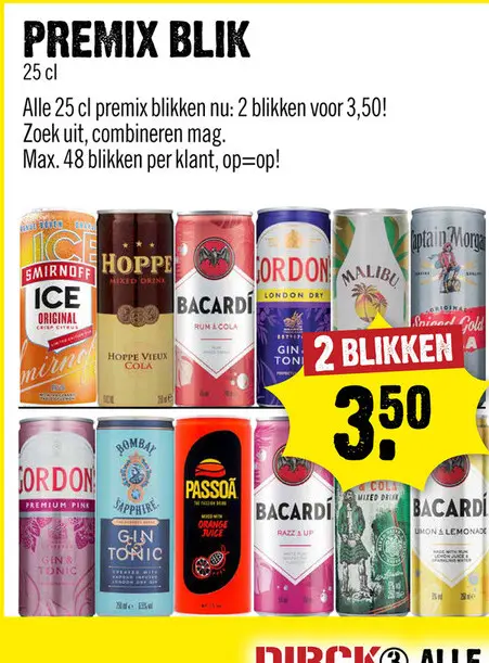 Aanbieding: Premix blik