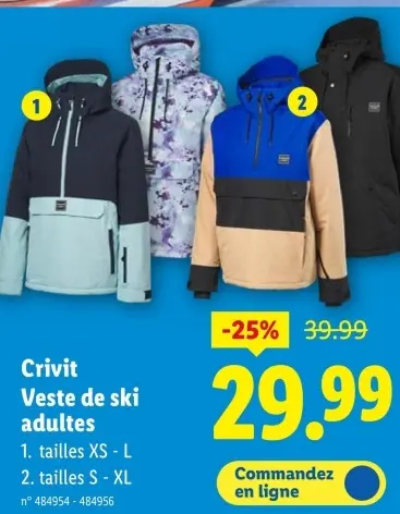 Offre: Veste de ski