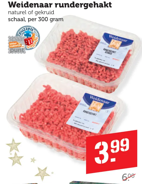 Aanbieding: rundergehakt