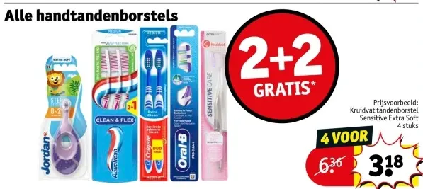 Aanbieding: Kruidvat tandenborstel