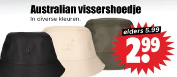 Aanbieding: Australian vissershoedje