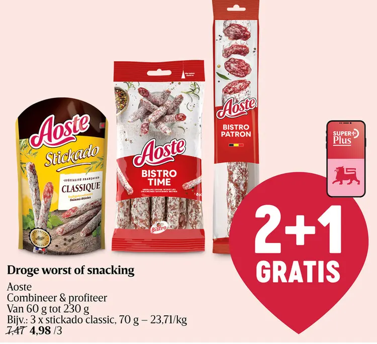 Promotie: Droge worst of snacking