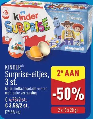 Promotie: KINDER Surprise-eitjes