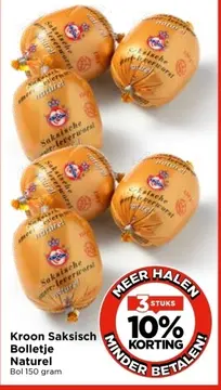 Aanbieding: Kroon Saksisch Bolletje Naturel