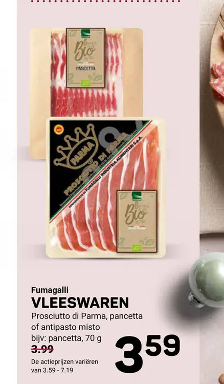 Aanbieding: Vleeswaren