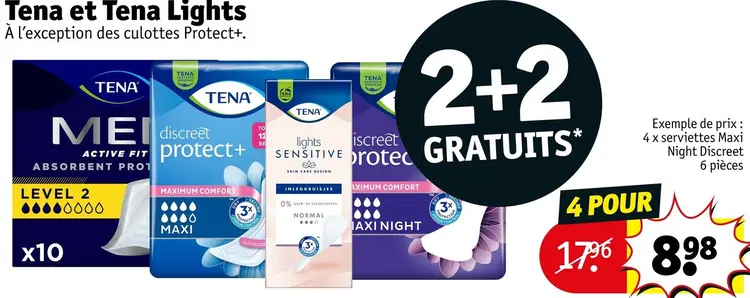 Offre: Tena et Tena Lights
