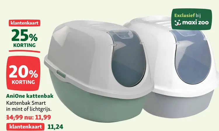 Aanbieding: AniOne kattenbak Kattenbak Smart