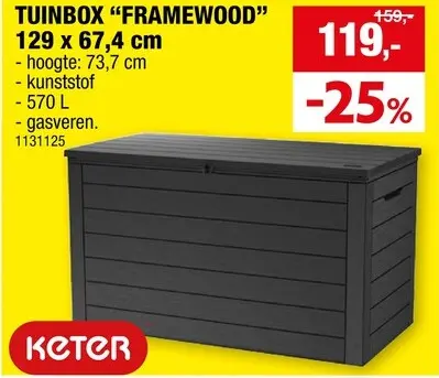 Promotie: Tuinbox "Framewood"