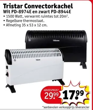 Aanbieding: Tristar Convectorkachel