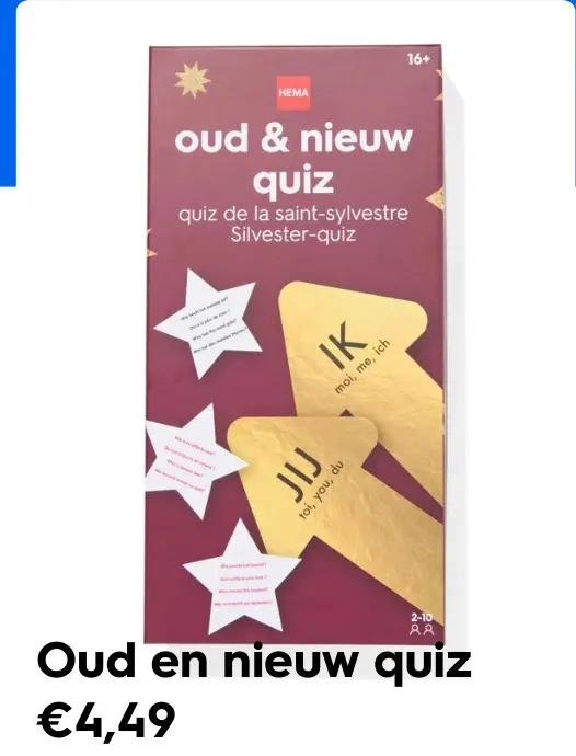 Promotie: Oud en nieuw quiz