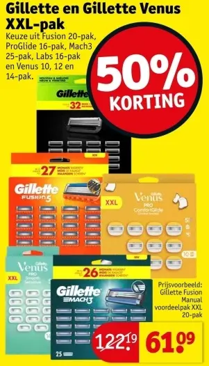 Aanbieding: Gillette en Gillette Venus XXL-pak