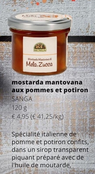 Offre: mostarda mantovana aux pommes et potiron