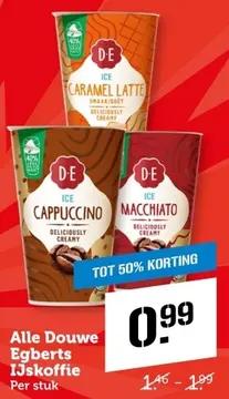 Aanbieding: Alle Douwe Egberts IJskoffie
