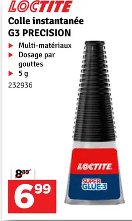 Offre: Colle instantanée G3 PRECISION