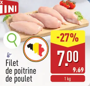 Offre: Filet de poitrine de poulet