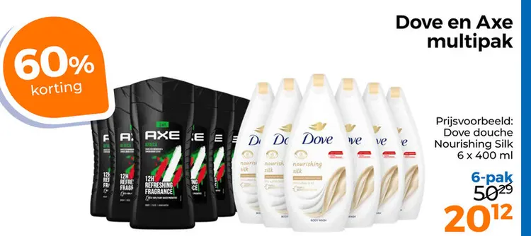 Aanbieding: Dove en Axe multipak