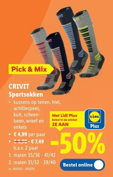 Promotie: Sportsokken