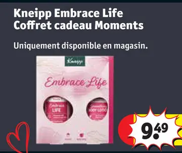 Offre: Kneipp Embrace Life Coffret cadeau Moments
