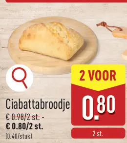 Promotie: Ciabattabroodje