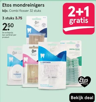 Aanbieding: Etos mondreinigers