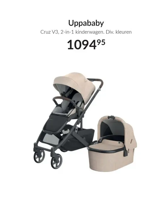 Aanbieding: Cruz V3, 2-in-1 kinderwagen