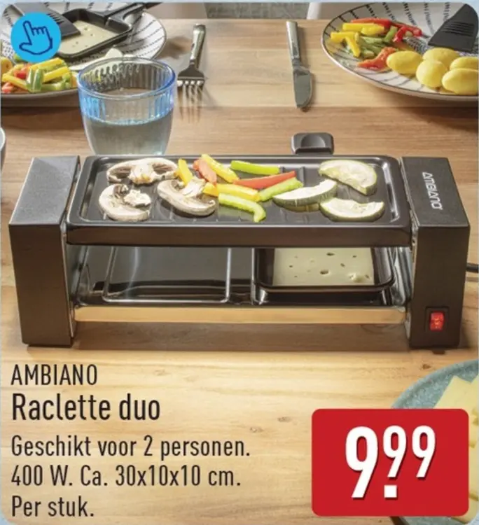 Aanbieding: Raclette duo