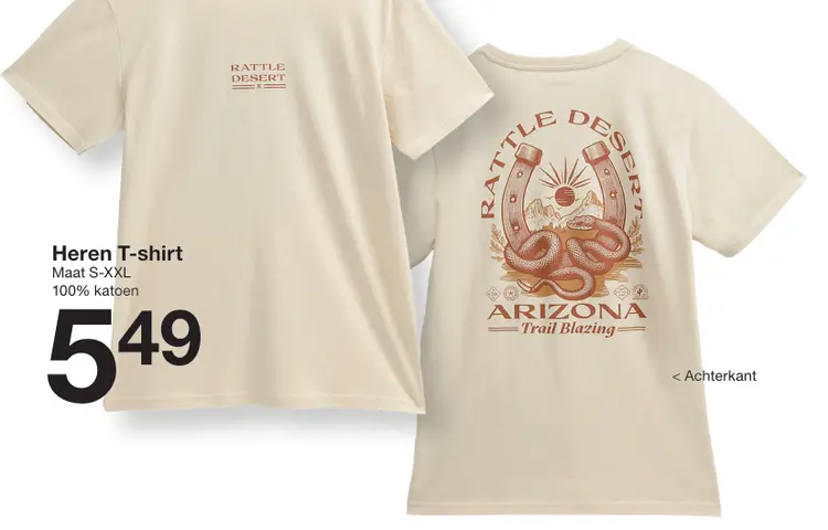 Promotie: Heren T-shirt