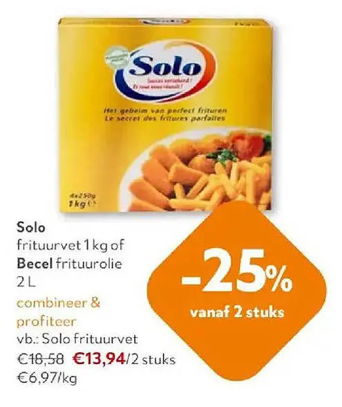 Promotie: frituurvet