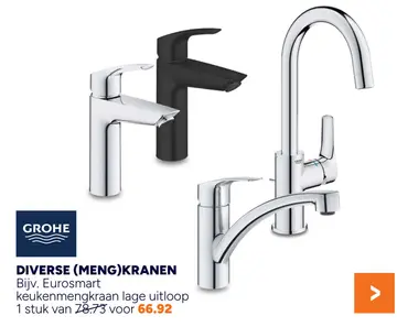 Aanbieding: Diverse (meng)kranen