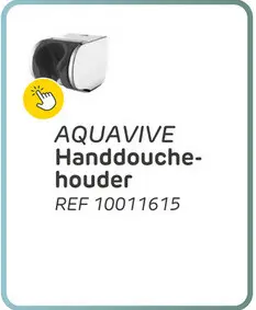 Promotie: Aquavive handdouchehouder chroom
