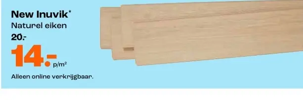 Promotie: New Inuvik Naturel eiken