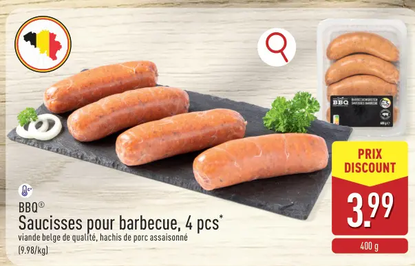 Offre: Saucisses pour barbecue
