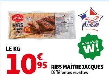 Promotie: Ribs maître jacques