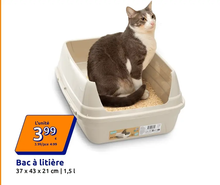Offre: Bac à litière