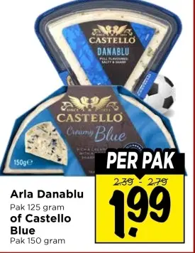 Aanbieding: Arla Danablu of Castello Blue