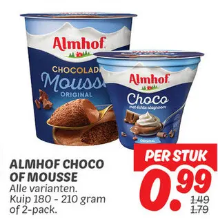 Aanbieding: Choco of mousse