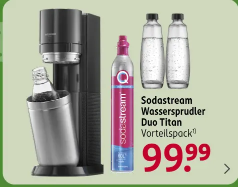 Aanbieding: Sodastream Wassersprudler Duo Titan