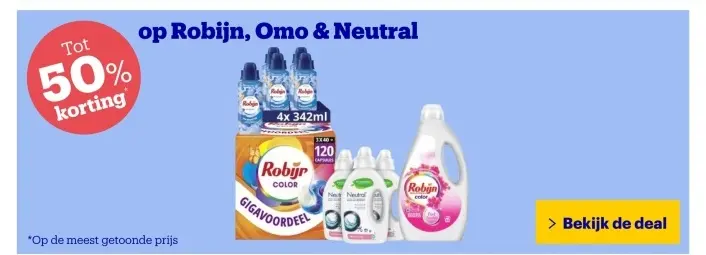 Aanbieding: Robijn, Omo & Neutral
