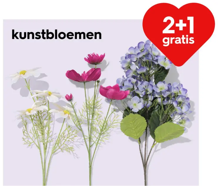 Promotie: Kunstbloemen