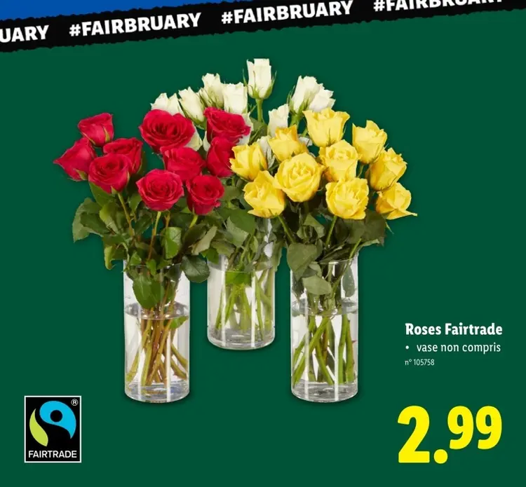 Offre: Roses Fairtrade